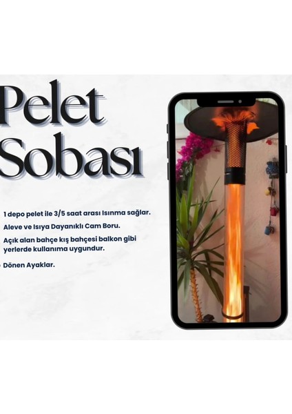 Pelet Sobası - Roket Bahçe Sobası