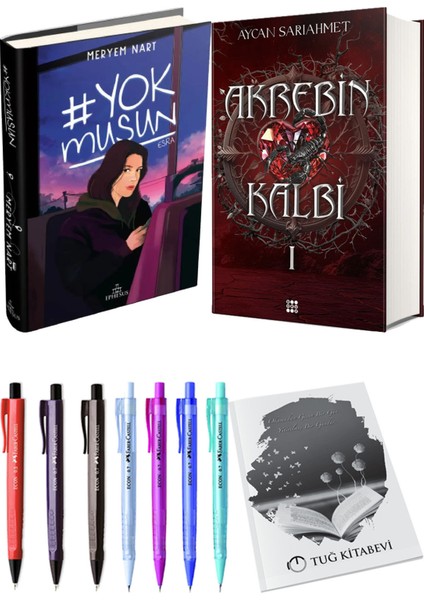 Akrebin Kalbi 1 ve Yokmusun (Ciltli) 2'li Set