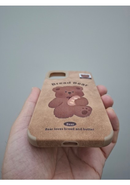 iPhone 11 Kılıf Leopar Kalpli Ayıcıklı Hello Kitty Minnie Mouse Deri Görünümlü Süet Lüks Kılıf
