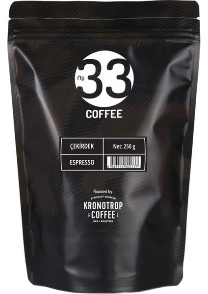 NO33 Espresso Çekirdek Kahve 250 G