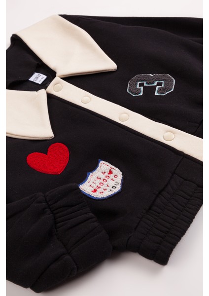 Kız Çocuk Orta Kalınlıkta Basic Kolej Ceket-Hırka modelleri