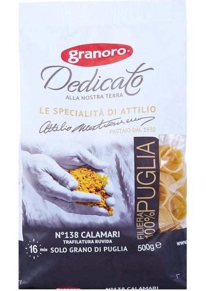 Granoro Dedicato Calamari Makarna 500 gr