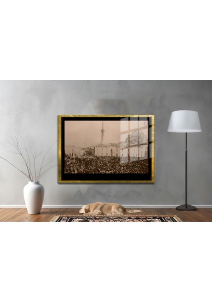 Yapay Zeka ile Yenilenmiş Atatürk Fotoğrafları Siyah Beyaz Cam Tablo, 3D Dekoratif Baskı 670 fiyatları