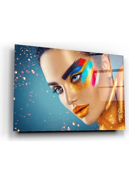 Kadın Cam Tablo | Hediyelik, Dekoratif, Ofis, Mutfak