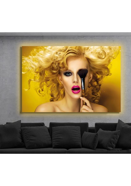 LED Işıklı Kanvas Tablo, 3D Dekoratif Baskılı Tablo Yapay Zeka Destekli Modern Tasarımlar 48