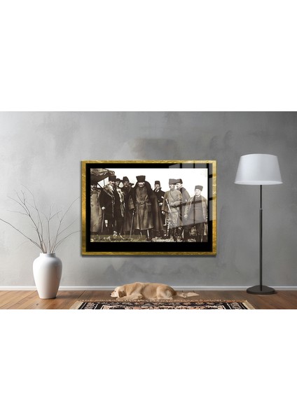Yapay Zeka ile Yenilenmiş Atatürk Fotoğrafları Siyah Beyaz Cam Tablo, 3D Dekoratif Baskı 692 fiyatları