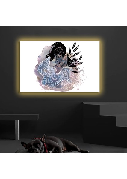 LED Işıklı Kanvas Tablo, 3D Dekoratif Baskılı Tablo Yapay Zeka Destekli Modern Tasarımlar 10