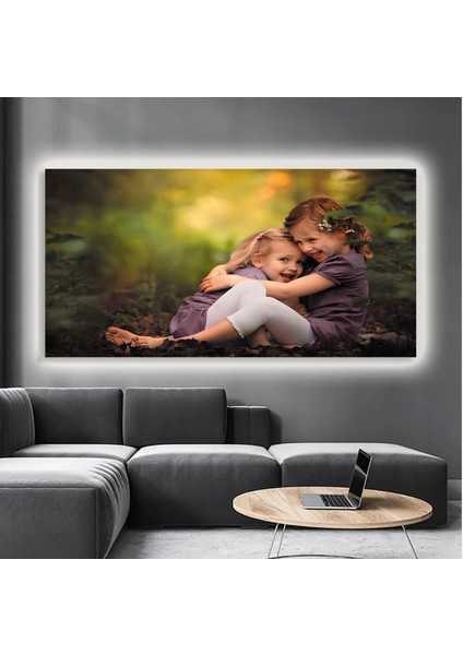 LED Işıklı Kanvas Tablo, 3D Dekoratif Baskılı Tablo Yapay Zeka Destekli Modern Tasarımlar 329