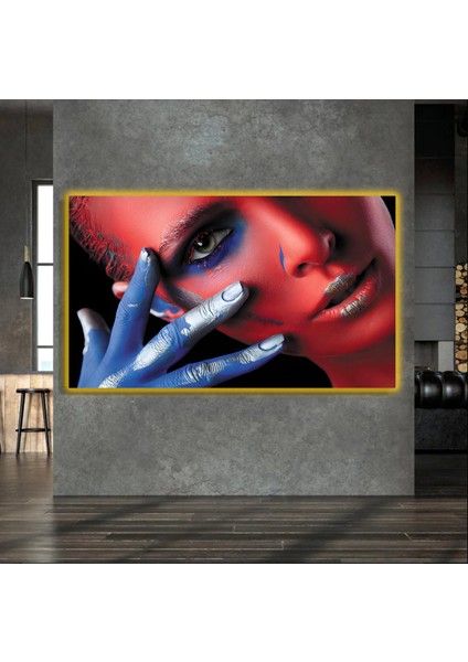 LED Işıklı Kanvas Tablo, 3D Dekoratif Baskılı Tablo Yapay Zeka Destekli Modern Tasarımlar 116