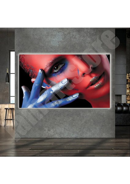 LED Işıklı Kanvas Tablo, 3D Dekoratif Baskılı Tablo Yapay Zeka Destekli Modern Tasarımlar 116