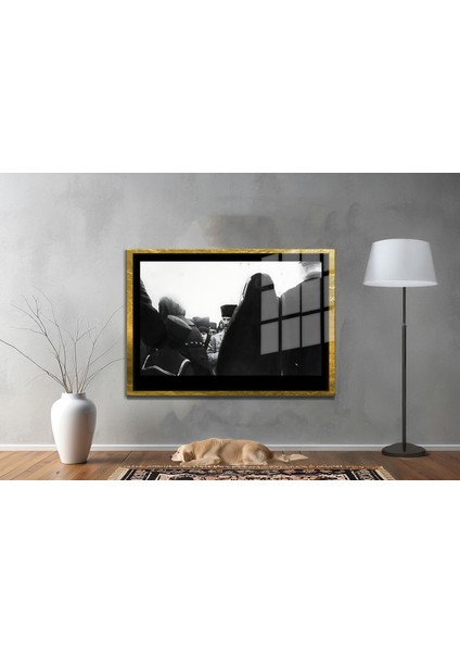 Yapay Zeka ile Yenilenmiş Atatürk Fotoğrafları Siyah Beyaz Cam Tablo, 3D Dekoratif Baskı 13 fiyatları