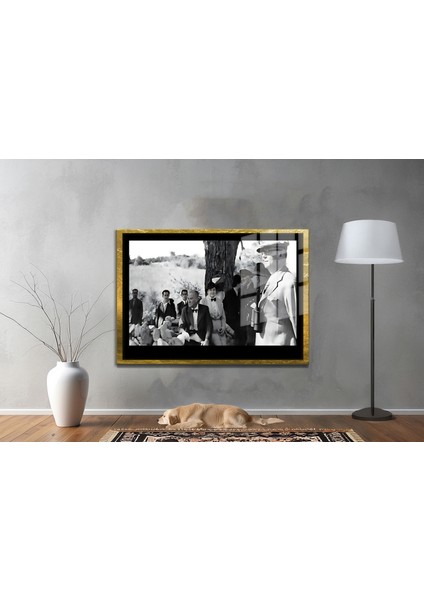 Yapay Zeka ile Yenilenmiş Atatürk Fotoğrafları Siyah Beyaz Cam Tablo, 3D Dekoratif Baskı 28 fiyatları