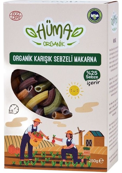 Karışık Sebzeli Makarna 250 G