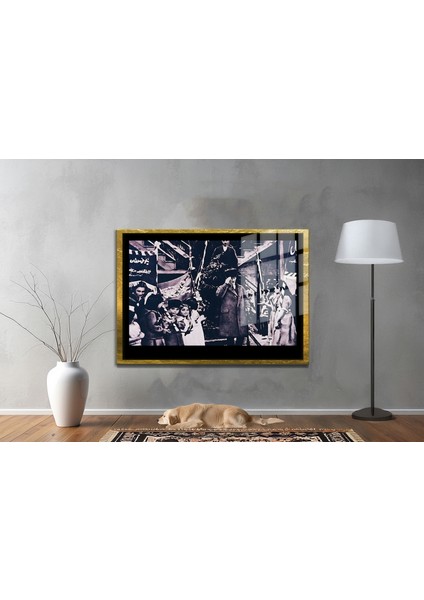 Yapay Zeka ile Yenilenmiş Atatürk Fotoğrafları Siyah Beyaz Cam Tablo, 3D Dekoratif Baskı 358 fiyatları