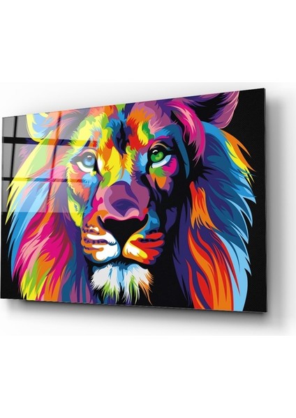 Aslan Cam Tablo | Hediyelik, Dekoratif, Ofis, Mutfak