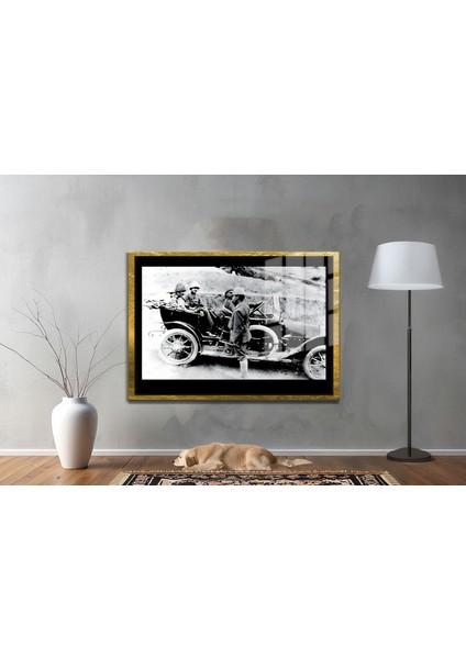 Yapay Zeka ile Yenilenmiş Atatürk Fotoğrafları Siyah Beyaz Cam Tablo, 3D Dekoratif Baskı 609 fiyatları