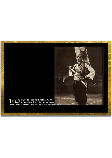 Yapay Zeka ile Yenilenmiş Atatürk Fotoğrafları Siyah Beyaz Cam Tablo, 3D Dekoratif Baskı 396