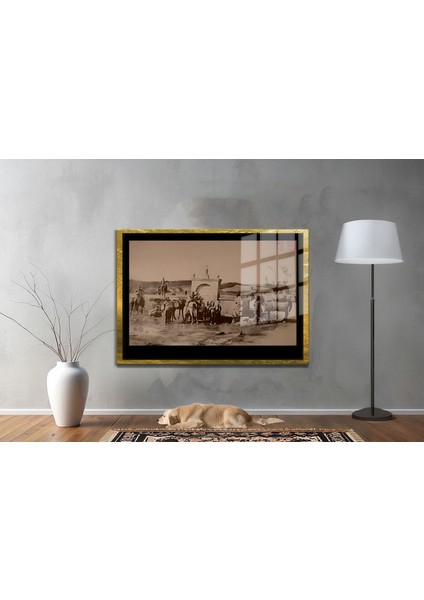 Yapay Zeka ile Yenilenmiş Atatürk Fotoğrafları Siyah Beyaz Cam Tablo, 3D Dekoratif Baskı 638
