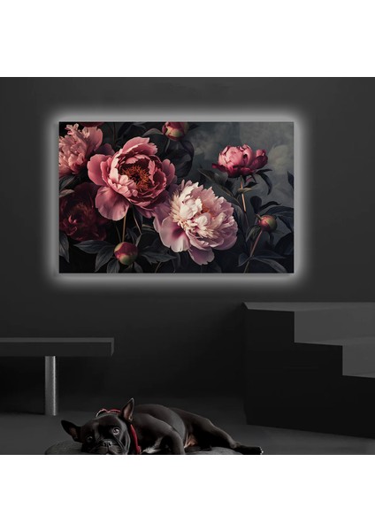 LED Işıklı Kanvas Tablo, 3D Dekoratif Baskılı Tablo Yapay Zeka Desteksli Hayvanlar 65 fiyatları