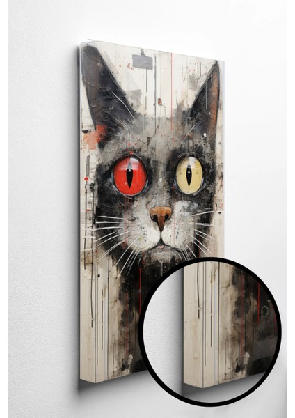 LED Işıklı Kanvas Tablo, 3D Dekoratif Baskılı Tablo Yapay Zeka Desteksli Hayvanlar 65 modelleri