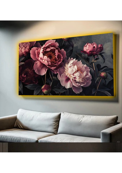 LED Işıklı Kanvas Tablo, 3D Dekoratif Baskılı Tablo Yapay Zeka Desteksli Hayvanlar 65 fırsatları