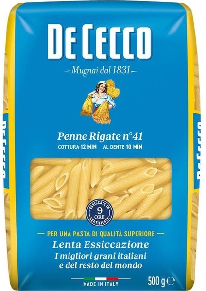 De Cecco Penne Rigate Makarna 500 G