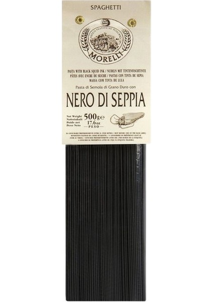 Siyah Sepya Mürekkepli Spaghetti 500 G