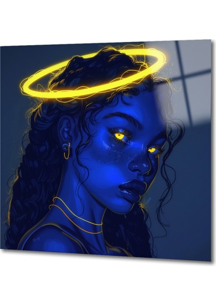 Özel Üretim Cam Tablo Celestial Aura