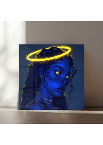 Özel Üretim Cam Tablo Celestial Aura