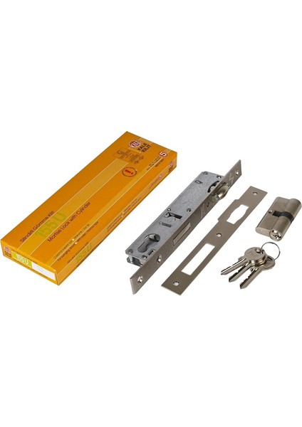 Kale 155 U 20 mm Silindirli Makaralı Kilit Nikel
