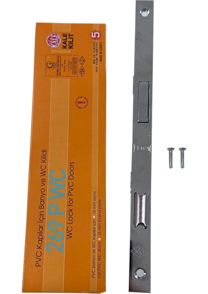 Kale 269 Pvc 35 mm Pvc Kapılar Için Banyo ve Wc Kilidi fiyatları