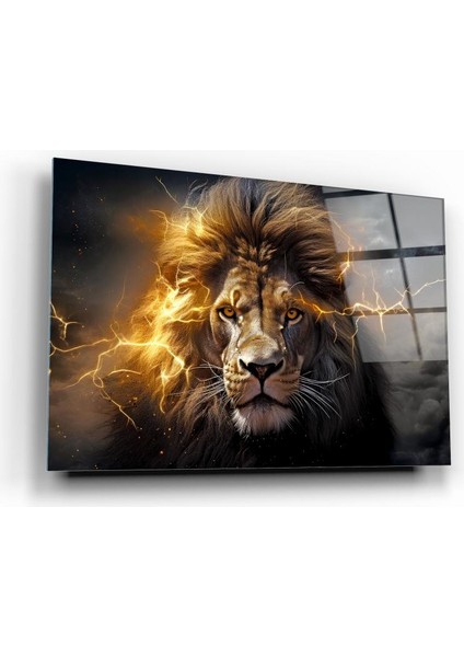 Aslan Cam Tablo | Hediyelik, Dekoratif, Ofis, Mutfak