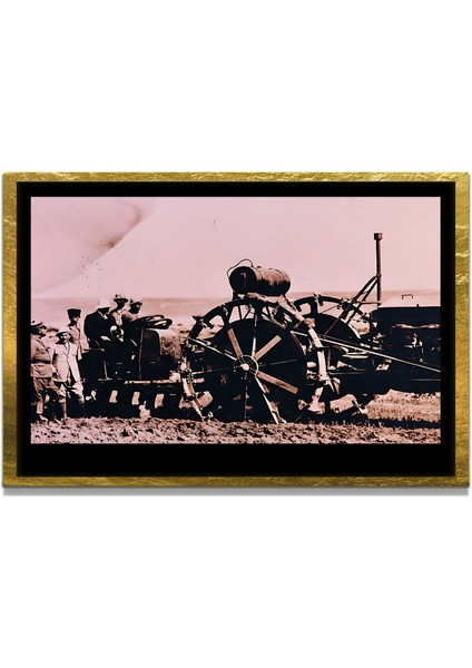 Yapay Zeka ile Yenilenmiş Atatürk Fotoğrafları Siyah Beyaz Cam Tablo, 3D Dekoratif Baskı 372