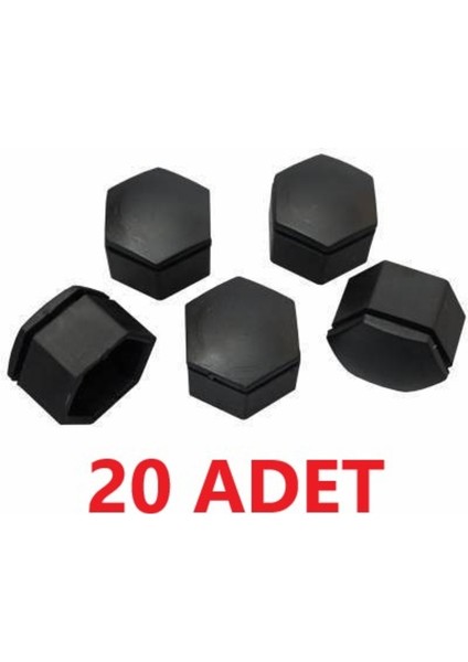 Opel Astra H Siyah Bijon Kapagi 17x23 mm (20 Adet)