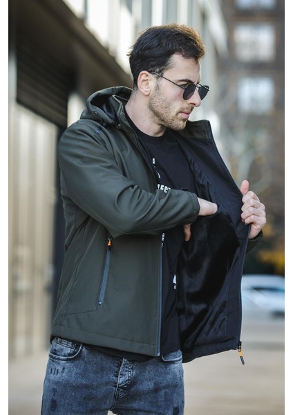 Juka Softshell Su Soğuk Rüzgar Geçirmez Içi Kürklü Dolgulu Softshell Erkek Dağcı Kampcı Kayakcı Montu fiyatları