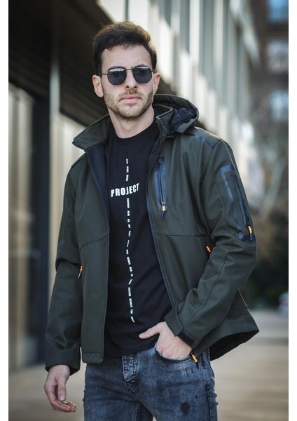 Juka Softshell Su Soğuk Rüzgar Geçirmez Içi Kürklü Dolgulu Softshell Erkek Dağcı Kampcı Kayakcı Montu modelleri