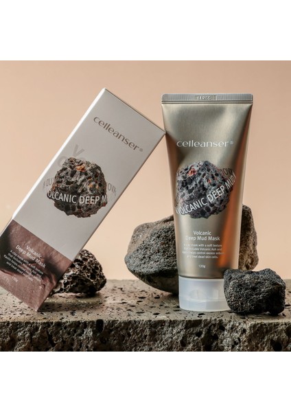 Volcanic Deep Mud Mask - Derinlemesine Temizlik ve Sebum Kontrolü Için Volkanik Maske