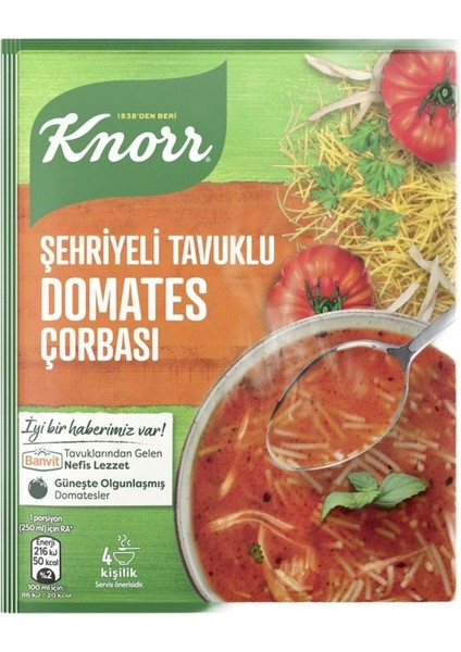 Şehriyeli Tavuklu Domates Çorbası 67 gr