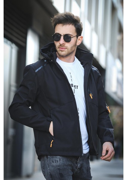 Juka Softshell Su Soğuk Rüzgar Geçirmez Içi Kürklü Dolgulu Softshell Erkek Dağcı Kampcı Kayakcı Montu