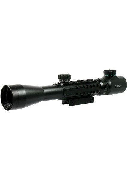 Yeni Krg 3-9X40 Zoomlu Keskin Nişancı Dürbünü Kızaklı Kampanya