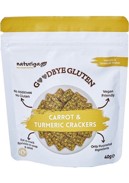 Naturıga Havuçlu & Zerdeçallı Kraker 40 G