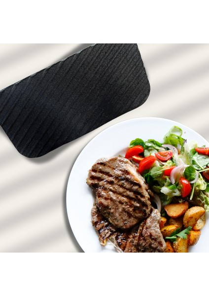 Döküm Demir Et Mühürleme, Piknik Tost ve Burger Pres Aparatı, Ahşap Saplı Seasoning (Yağlama) Işlemi Yapılmış, 10,5*20 cm fırsatları