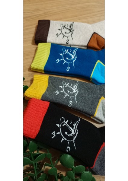 4'lü Vatikan Desen Erkek Havlu Soket Çorap modelleri