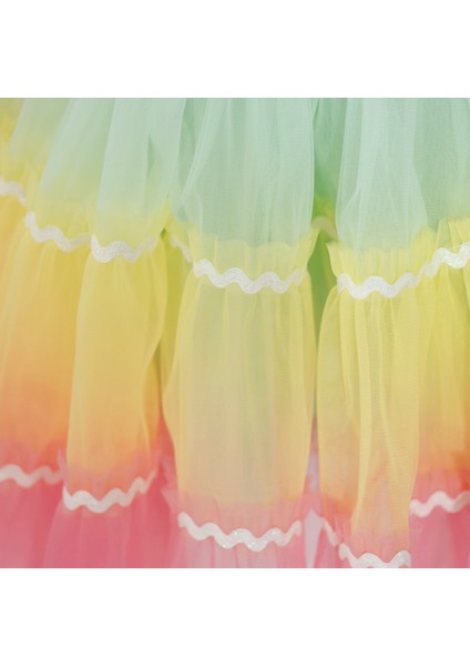 Çok Renkli Kabarık Karnaval Tül Etek modelleri