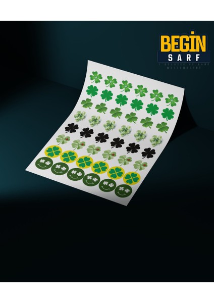 Yıl Başı Hediye Sticker Etiketi 3 cm 48 Adet