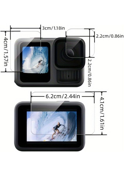 MF-GA250 Gopro Hero 13 Black Ekran Lens Koruma Seti