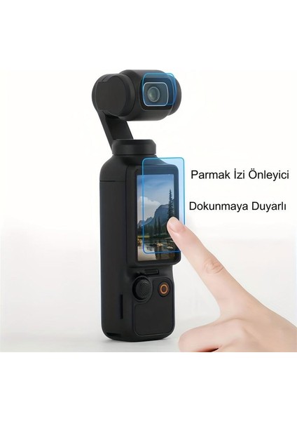 MF-EK30 Dji Osmo Pocket 3 Uyumlu Ekran Koruma Seti