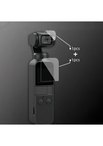 MF-EK30 Dji Osmo Pocket 3 Uyumlu Ekran Koruma Seti