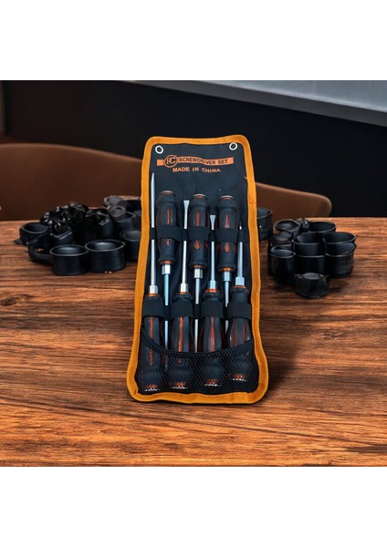 Yüksek Performanslı 7 Parçalı Darbeli Tornavida Takımı