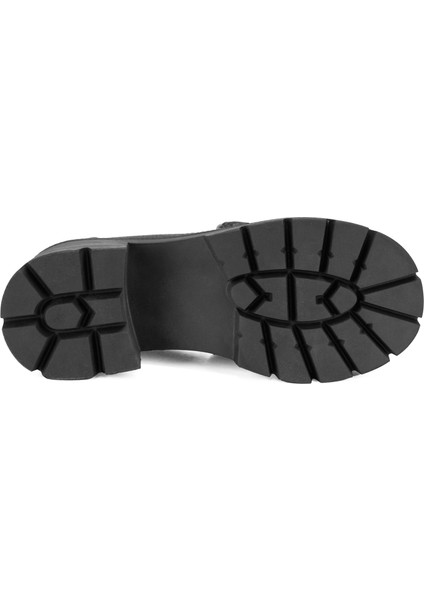 Reilly Siyah Kadın Deri Loafer fırsatları